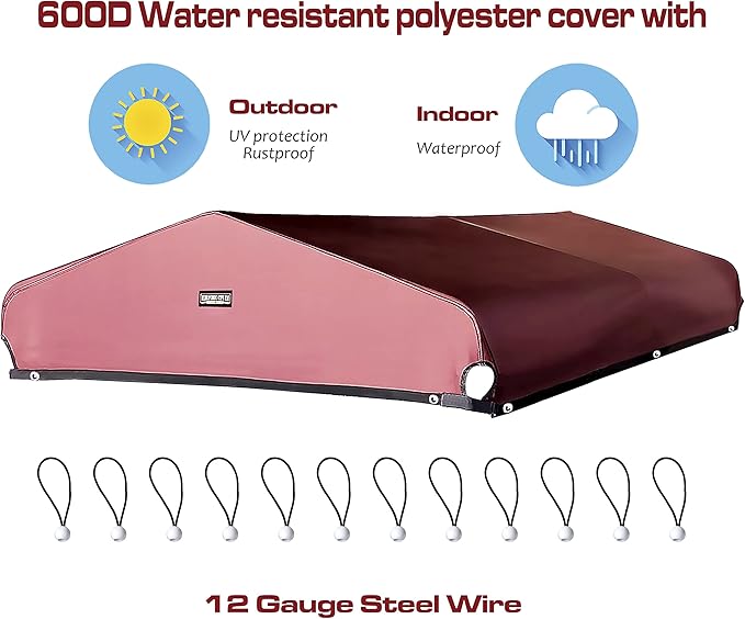 Neocraft Dog Kennel Cover Top Replacement 4"x8" For 60731