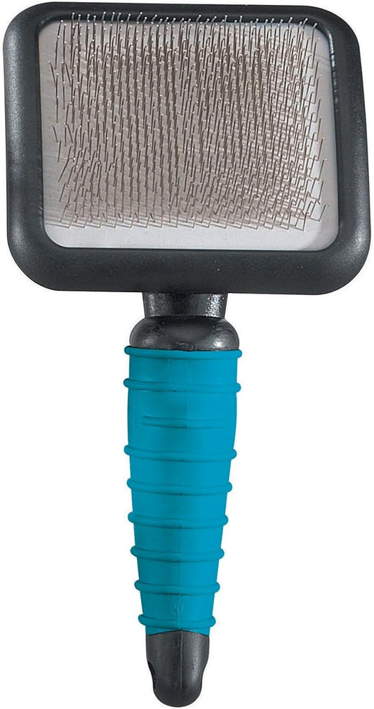 Master Grooming Tools Ergonomic Slicker Brushes — Molded Brushes for Grooming Dogs - Large, 4" x 3½"