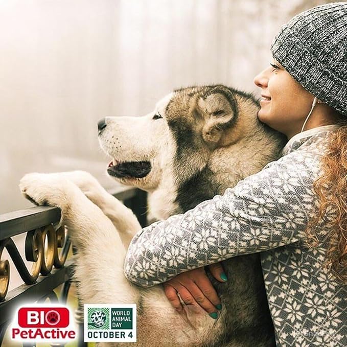 Bio Pet Active Beauty Shine Spray for Cats and Dogs - Improves Coat Health, Reduces Static and Adds Shine, Moisturizes and Softens Fur with Provitamin B5, 3.25 fl oz, 1 Pack