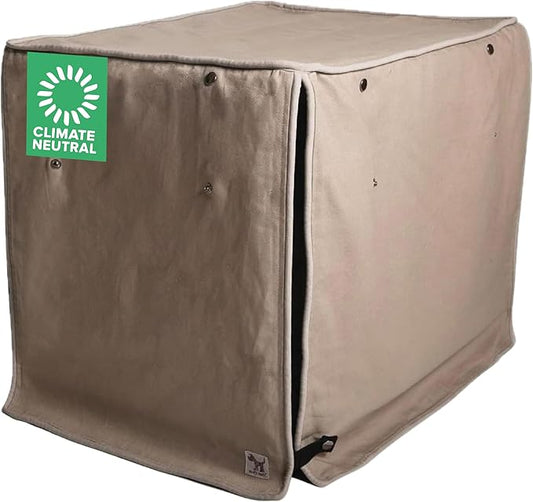 Molly Mutt Wild Horses Dog Crate Cover, 100% Cotton Canvas Cover with 2 Roll-Up Panels, Ideal for Dog or Cat Crate, Durable, Washable, and Free of Harmful Chemicals, 30" x 21" x 24"
