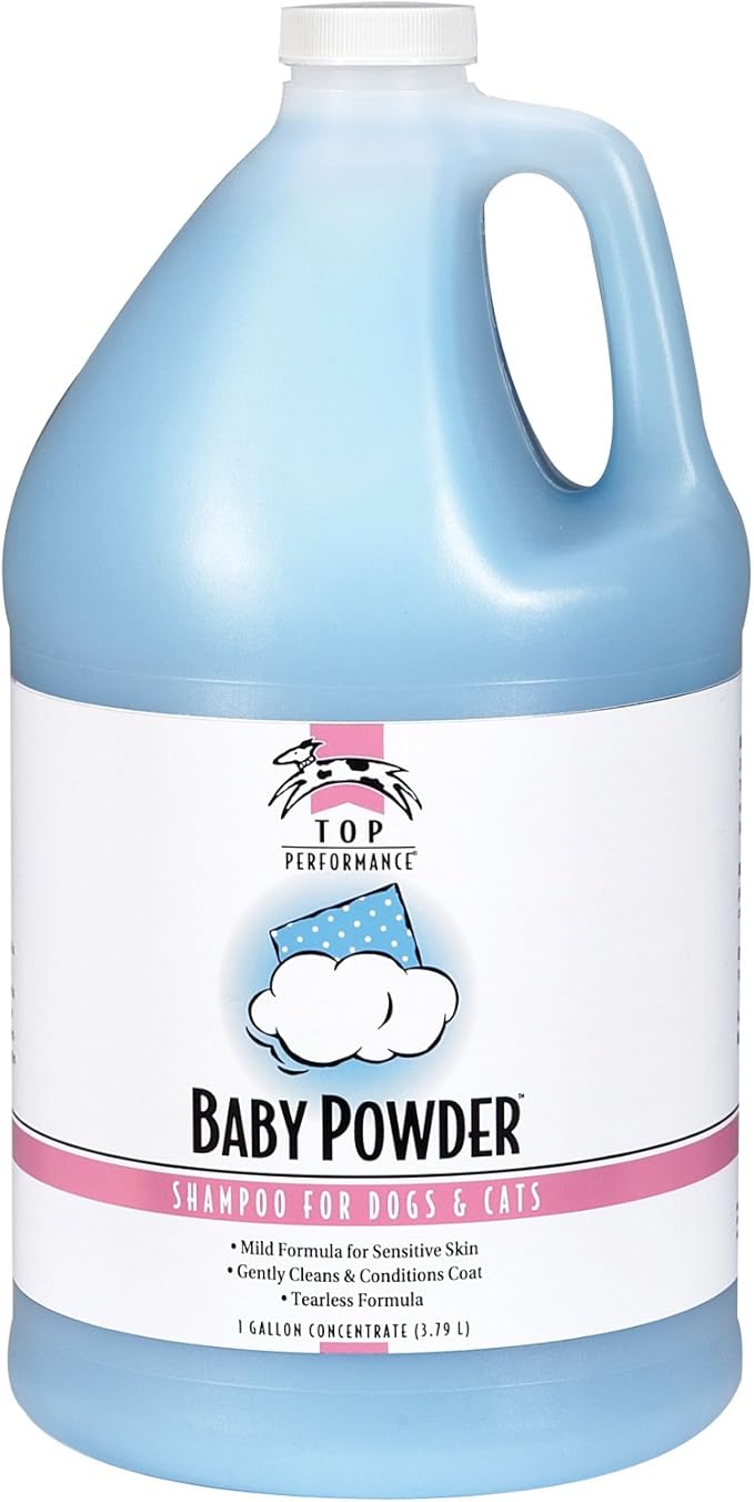 Top Performance Baby Powder Pet Shampoo, 1-Gallon