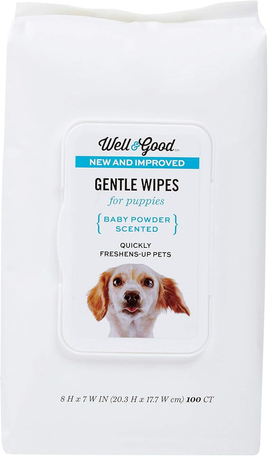 Petco Brand - Well & Good Gentle Puppy Grooming Wipes, Pack of 100, 100 CT
