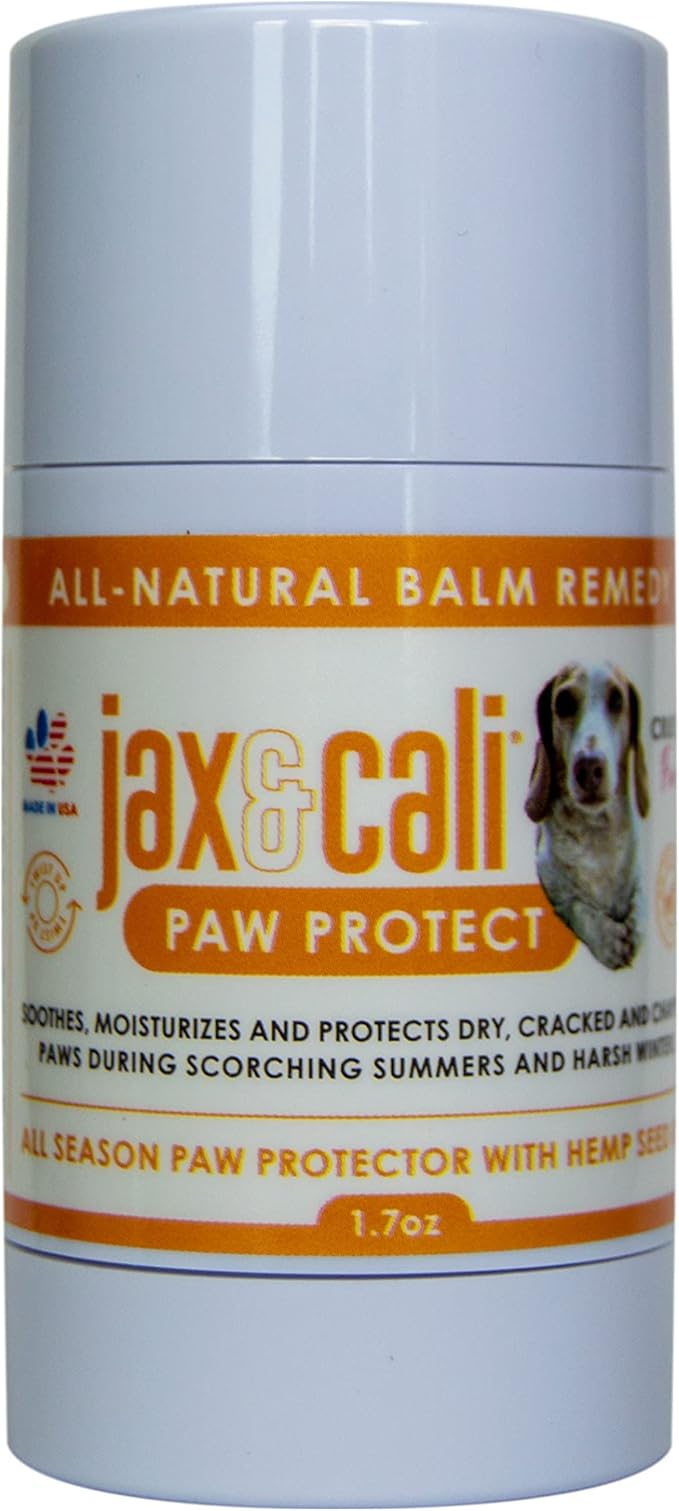 JAX & CALI All Natural Pet Toothbrush Wipes & Paw Protect, All-Natural Paw Protecting Balm for Dogs and Cats