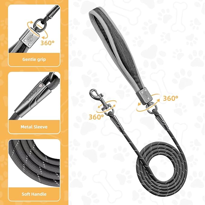 Dog Harness with Leash Set, Adjustable Soft Mesh Padded Reflective Dog Harnesse, Dog Leash with Soft Padded Handle, Puppy Harness and Leash Set for Walking,Training - Black, XXS