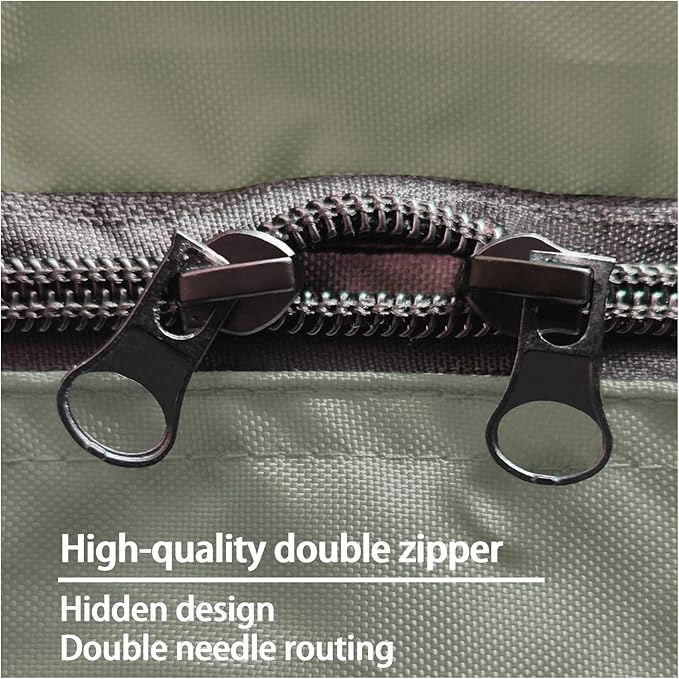 Dog Bed Cover 44Lx32Wx4H Inch.Waterproof Heavy Duty Durable Oxford Dog Bed Replacement Covers with Zipper.Washable Removable Pet Bed Mattress Protector Cover.Grayish Green,Cover Only.