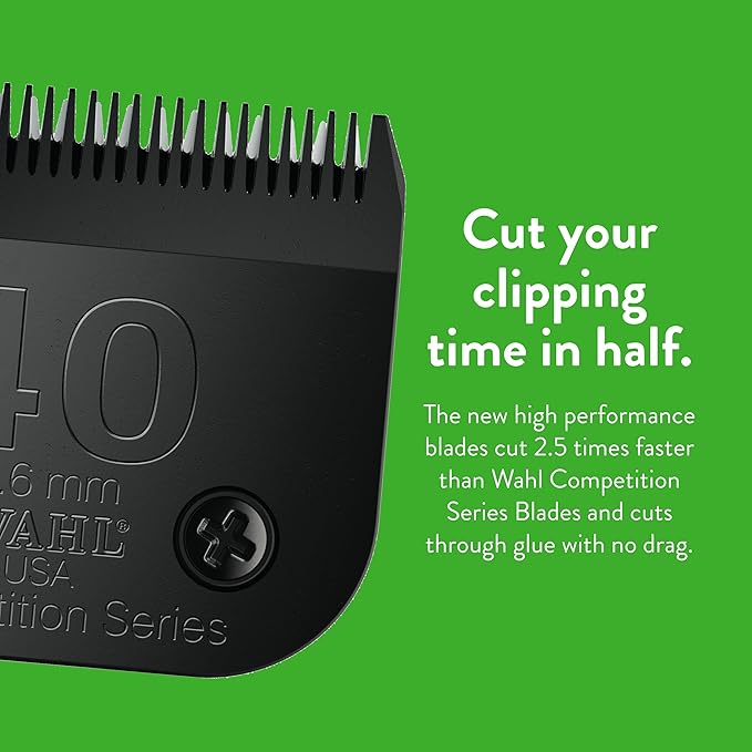 Wahl Professional Animal 40 Surgical Ultimate Competition Series Detachable Blade with 3/128-Inch Cut Length (2352-500)