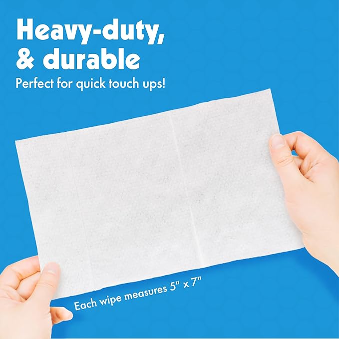 Petkin Jumbo Pet Eye Wipes, 80 Extra Moist Wipes, 2 Pack - Natural Formula Gently Removes Dirt, Discharge, & Tear Stains - Safe, Convenient, & Easy to Use Pet Wipes for Dogs, Cats, Puppies & Kittens