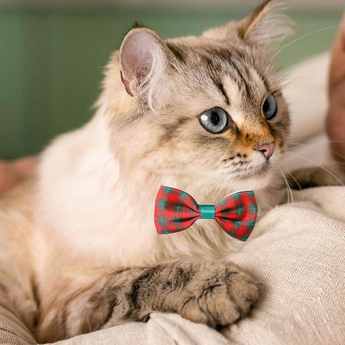 Segarty Small Dog Bow Tie, 40 Pack Bow Ties for Dogs, Adjustable Small Dog Bowties Large Puppy Bowtie Cats Neck Bows Collar Bulk Assorted Grooming Accessories Birthday Wedding Party Holiday Festival