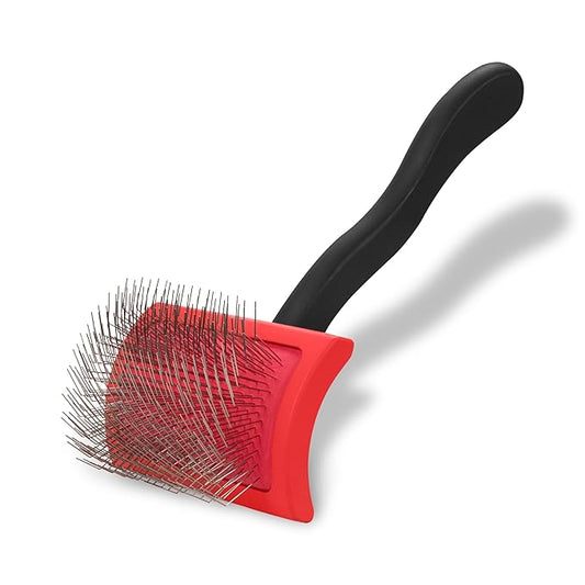 Paw Brothers Medium Slicker Brush for Doodles, Goldendoodles, Poodles - Grooming Brush for Long and Short Haired Dogs