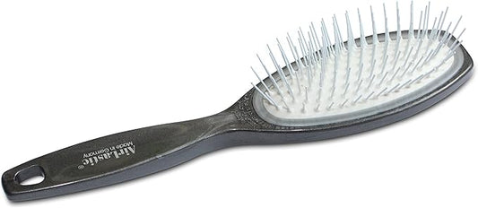 Mars Professional Pin Dog Grooming Brush, Plastic Handle and Rubber Cushion, 8.5" Length