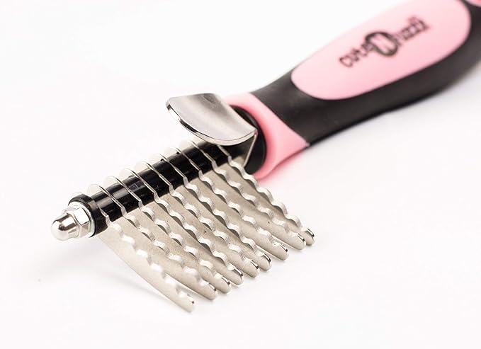 Pet Dematting Comb, Pink