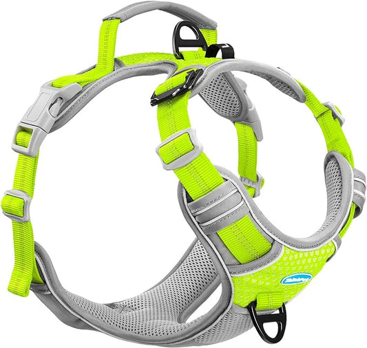 ThinkPet No Pull Harness Breathable Sport Vest with Handle-Dog Harnesses Reflective Adjustable for Medium Large Dogs