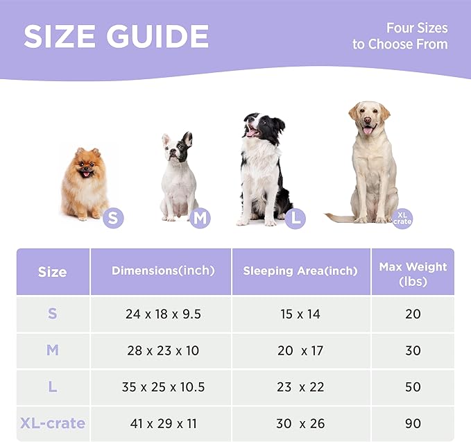 Lesure Orthopedic Dog Bed Sofa for Extra Large Dogs, Waterproof Dog Couch with Removable Washable Cover, Cute Aesthetic Pet Sofa Couch with Egg Crate Foam(41" x 29" x 11", Pink)