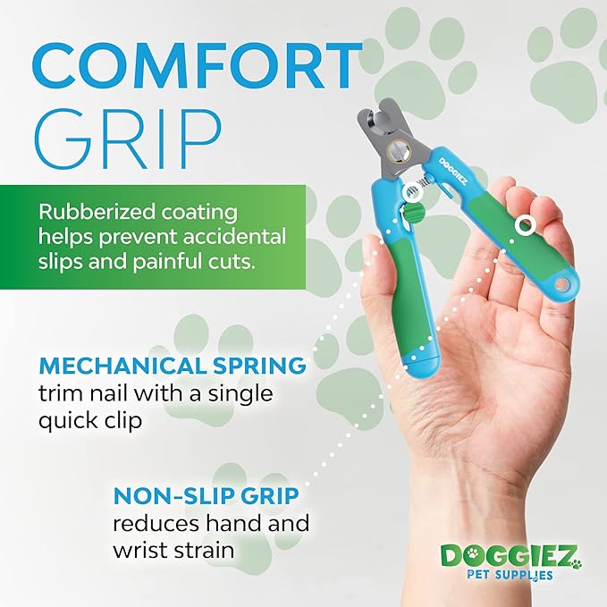 Dog Nail Clippers for Large Dogs - Pet Nail Clippers for Dogs - Pet Nail Trimmer with Safety Guard - Dog Nail File Dog Nail Trimmers - Large Dog Nail Clippers for Thick Nails
