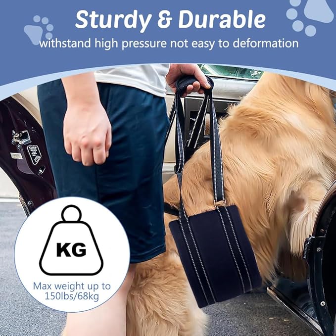 Dog Slings for Small Dogs, Dog Lift Hamess for Hind Leg Support for Elderly Dog, Injured Dog, Arthritis ACLRehabilitation Up Down Stairs