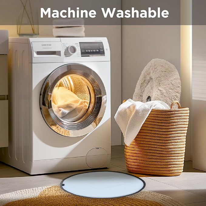 Large Donut Dog Bed, Calming Dog Bed Washable Ideal for Small to Large Dogs and Cats & Round Dog Bed,Anti-Anxiety Multiple Sizes (Light Grey, Combo Large (37.5" L x 37.5" W x 8.5" Th))