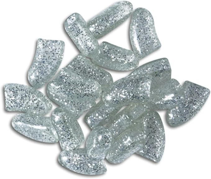 Soft Claws Canine Dog and Cat Nail Caps Take Home Kit, Medium, Sparkle Silver