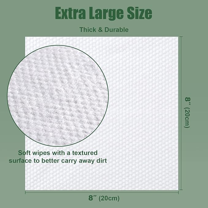 Dog Wipes for Paws and Bum, Hypoallergenic Pet Grooming Wipes Natural and Gental, 400 Wipes for Cleaning & Grooming Moisturizing Coconut