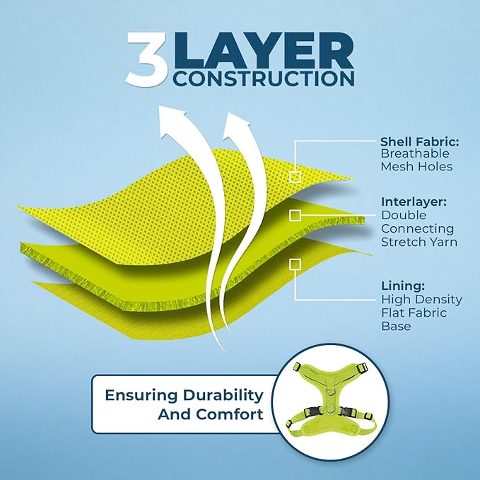 Voyager Step-in Lock Dog Harness w Reflective Dog Leash Combo Set with Neoprene Handle 5ft - Supports Small, Medium and Large Breed Puppies/Cats by Best Pet Supplies - Lime Green, XS