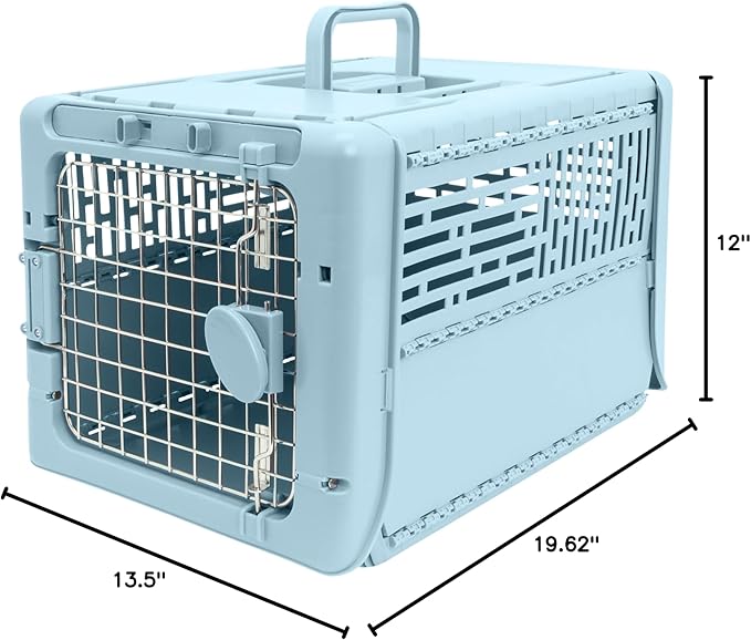 SportPet Designs Collapsible Pet Kennel, 19" X-Small (Blue)