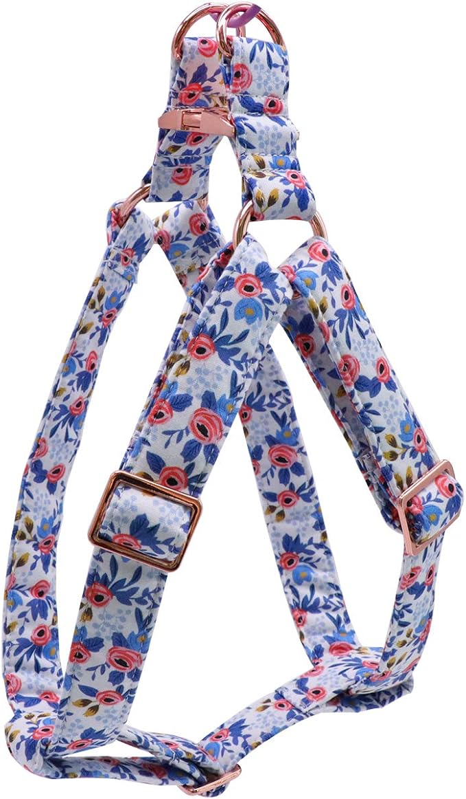 Unique style paws Dog Harness Adjustable Harnesses Durable Hardware with Comfortable Bowtie for Small Medium Large Dogs