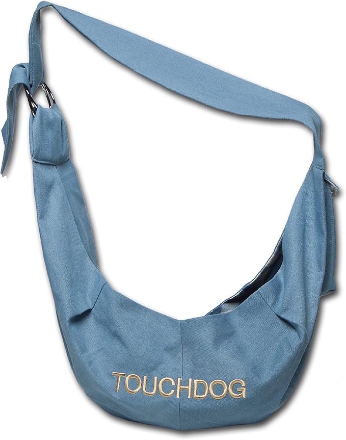 Touchdog 'Paw-Ease' Over-The-Shoulder Travel Sling Pet Carrier , One Size, Blue