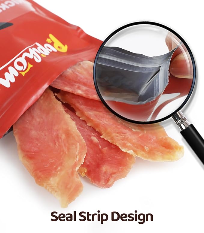 Chicken Jerky Dog Treats for Dogs 16 OZ 1LBS, Rawhide-Free, Made with Real Breast, Long-Lasting Treats, Dog Training Reward Snacks Dog Chewy Treats