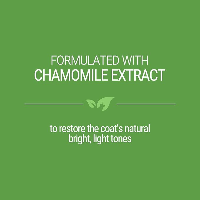 Green Groom White Dog Shampoo, 1 Gallon - All Natural Ingredients, Chamomile Extract, Infused with Coconut Oil and Protein, Soap and Cruelty Free, Restores Coat's Natural Shade