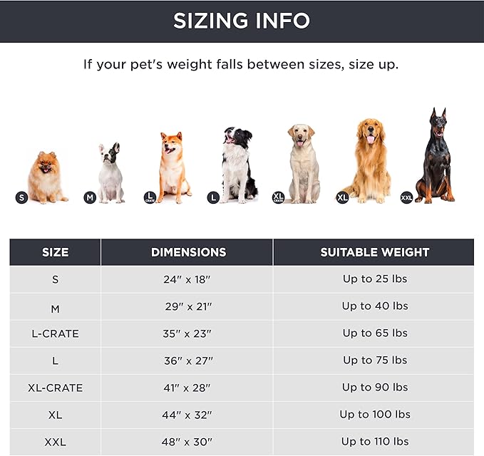Bedsure Washable Dog Crate Bed for Large Dogs, Reversible Foam Floor Dog Mat, Lightweight Travel Flat Pet Beds for Indoor & Outdoor Dogs (41" x 28", Brown)