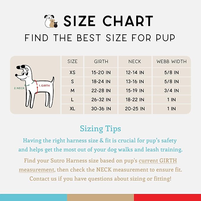 Dog Harness, Puppy Harness, Soft Harness for Dogs, Comfortable Dog Harness, Small Dog Harness, Dog Harness with Padding, Snug Fit Design, 4 Point Adjustable - Wildebeest (L - 26~32 inch Girth, Red)