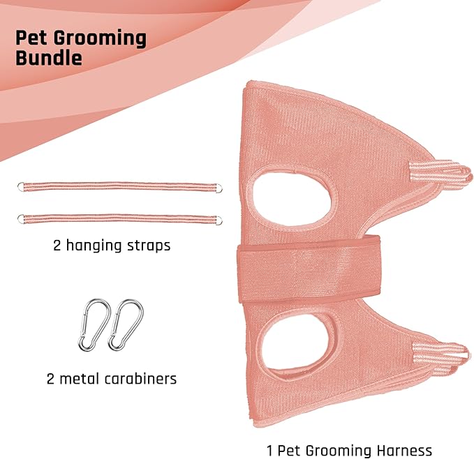 Potens' Pet Dog Grooming Hammock with Security Strap - Large Dog Grooming Hammock for Nail Trimming