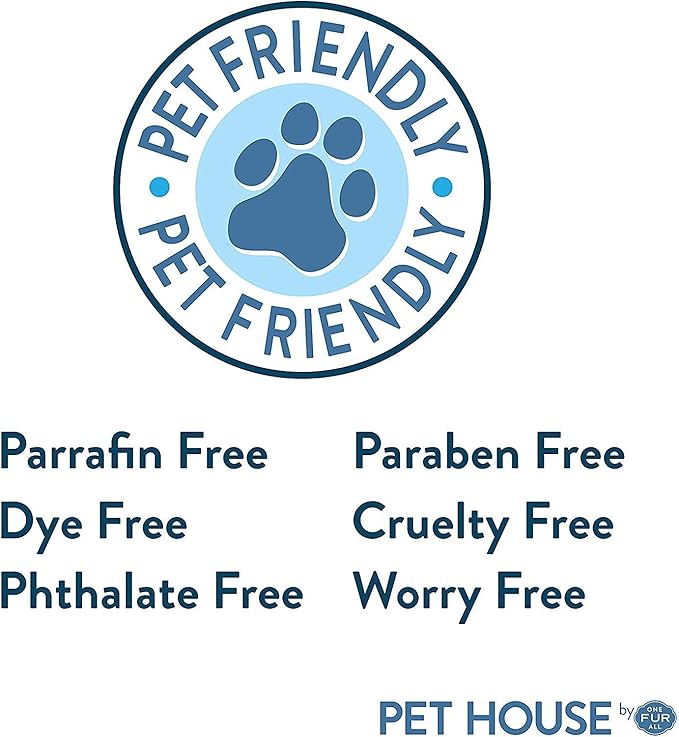 One Fur All Pet House Wax Melts - Bamboo Watermint/Mediterranean Sea Pack of 2 - Odor Eliminating, Long-Lasting Scented, Pet-Friendly Natural Wax Melts