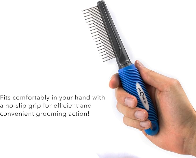 Ultimate Pet Shedding Comb, Blue