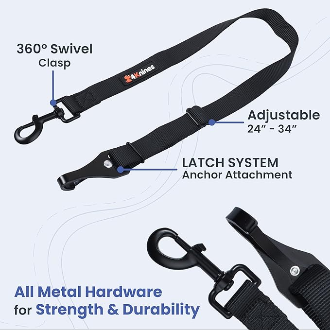 4Knines Dog Seat Belt Tether