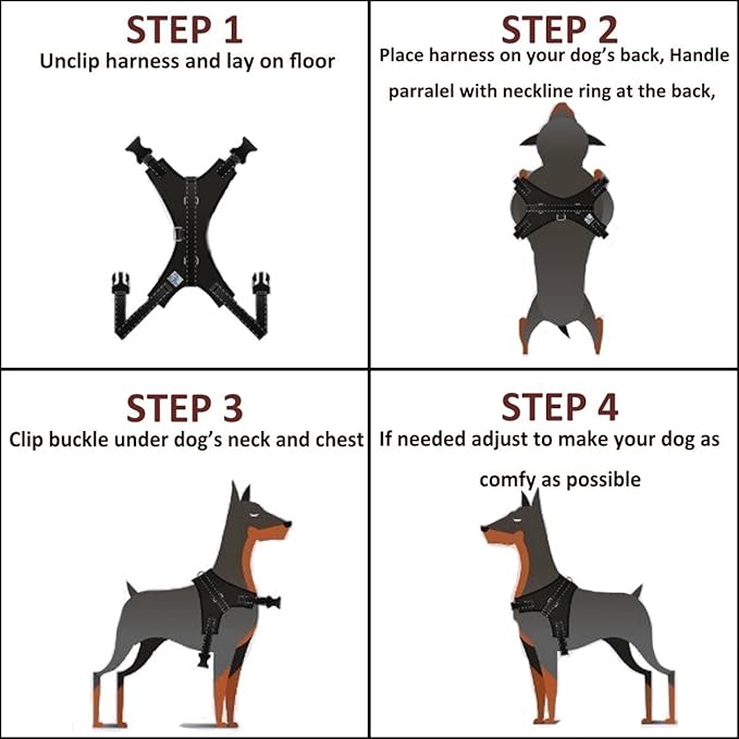 No Pull Dog Harness, Breathable Adjustable Comfort, Free Leash Included, for Small Medium Large Dog, Best for Training Walking Green XS