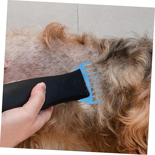 Kisangel 2pcs Sheep Shears Attachment Guard Electric Wool Shears Accessory Trimmer Guide Replacement Blades for Goat Shaver Accessory