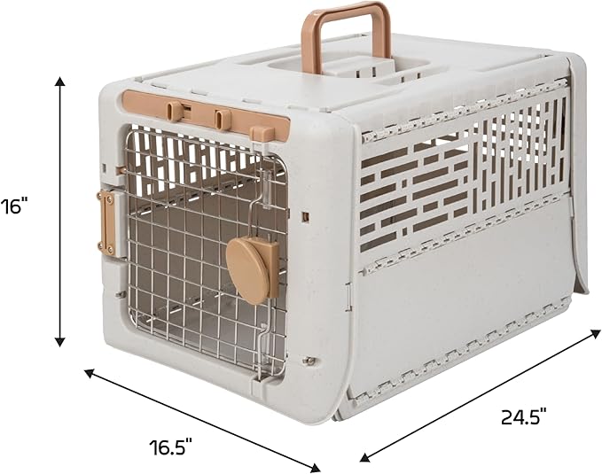 Sport Pet Small Collapsible Pet Kennel, 24.5" L x 16.5" W x 16" H, Varies