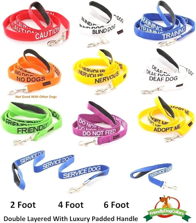 Limited Blind Dog White Color Coded Alert Warning L XL Non-Pull Dog Harness Prevents Accidents by Warning Others of Your Dog in Advance