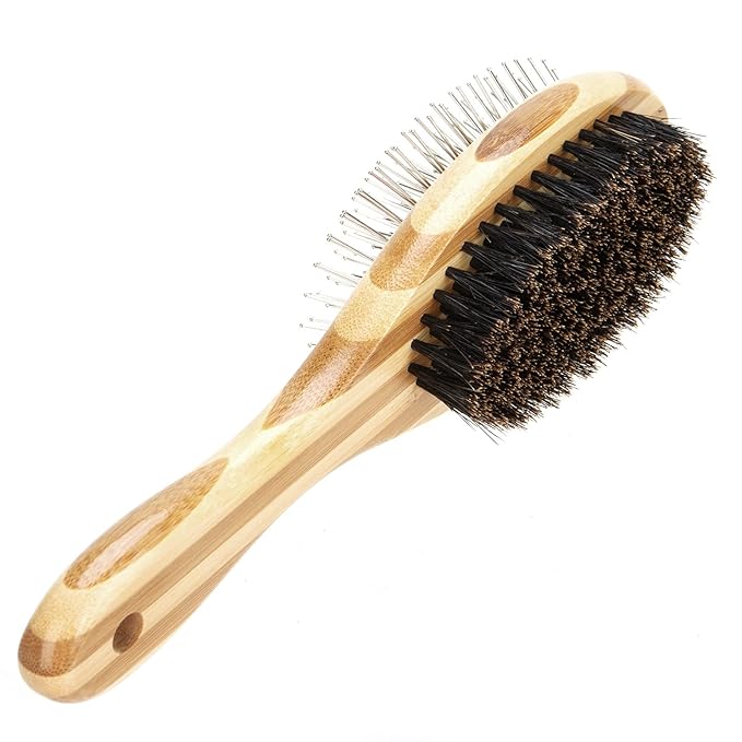 Skin-Friendly Grooming Brush for Shedding - Deshedding Tool for Dogs and Cats with Long Hair, Pet Supplies Accessories