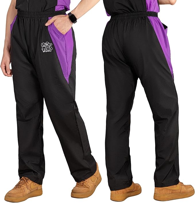 Noverlife Breathable Grooming Pants, XL Size, Anti-Static Pet Beautician Trousers with 2 Pockets, Dog Cat Groomer Cosmetologist Uniforms, Soft Pet Groomer Trousers, Splash Proof Trousers for Pet Store