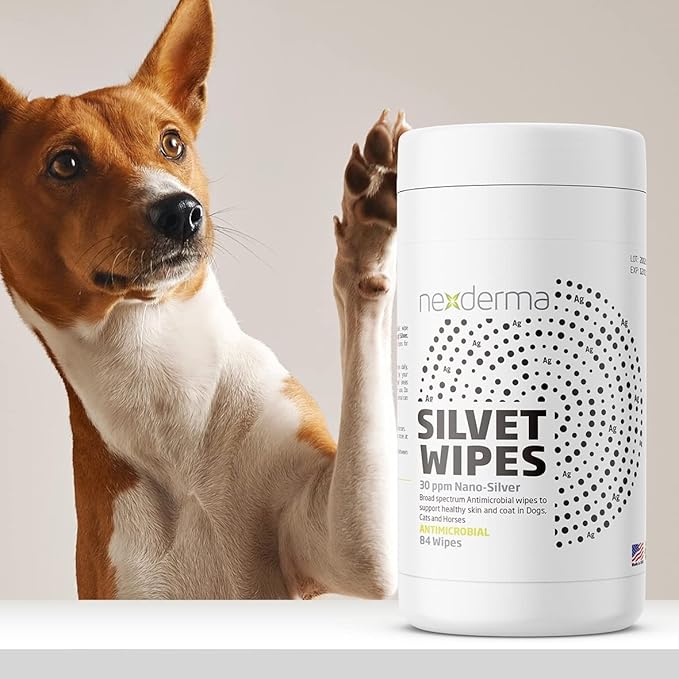 Therapeutic Pet Wipes for Dogs & Cats, Hypoallergenic Cleansing Grooming|Moist Soft Multipurpose Wipe for Yeasty Skin Folds, Interdigital Paws, Safe Around Eyes/Tear Stains, Face, Ears - 84ct