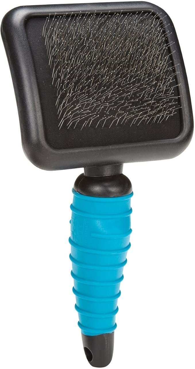 Master Grooming Tools Ergonomic Soft Slicker Brushes — Molded Brushes for Grooming Dogs - Large, 4" x 3½"