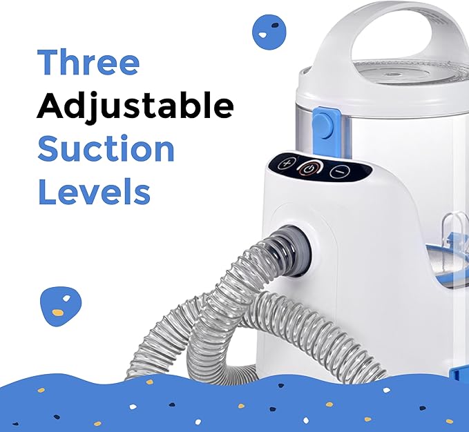 Pet Grooming Vacuum Kit, Dog & Cat Hair Clipper with 13000PA Suction - 3 Adjustable Suction Levels, 5 Grooming Attachments, 2.8L Large Capacity Dust Bin