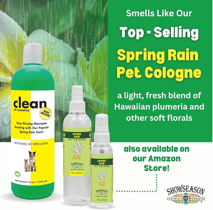 Clean Shampoo for Dogs and Cats with Great Long Lasting Scent 16 oz. | Cruelty-Free | Paraben-Free | Biodegradable and Non-Toxic | Made in USA
