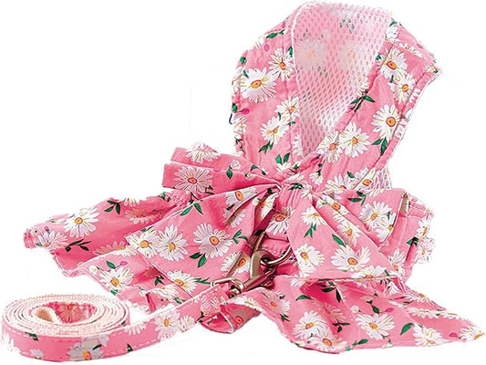 Pink Dog Dog Dresses for Small Dogs Girl,Dresses for Dogs, Dog Dresses for Medium Dogs Girl,Dog Dress Harness,Small Dog Dress,Dog Harness Dress,Large Dog Dress,Puppy Dress,Dress for Dogs,Pet Dress