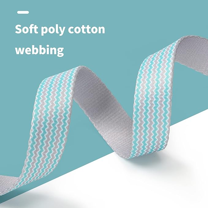 Mile High Life Dog Collar | Cute Puppy Collars | Lightweight Girl Dog Collar | Soft Boy Dog Collars | w Geometric Plaid Wave Line Pattern (Green Wave, Large)