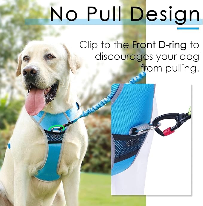 ThinkPet No Pull Harness Breathable Sport Vest with Handle-Dog Harnesses Reflective Adjustable for Medium Large Dogs