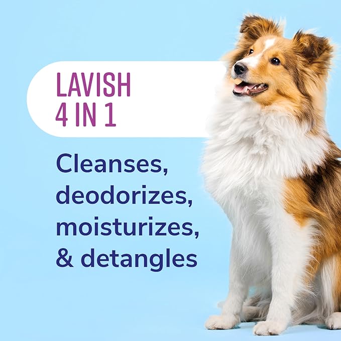 Naturel Promise Fresh & Soothing Lavish 4-in-1 Shampoo + Conditioner for Pets, 22oz (Pack of 3)