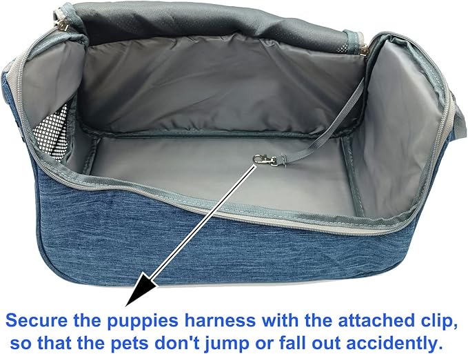 Dog Carriers for Small Dogs, Dog Sling Carrier for Medium Dogs, Puppy Cat Sling Carrier, Pet Carriers for Cat, Small Dog Carrier Purse Pets, Large Dog Front Carrying Sling Bags for Traveling (Brown)