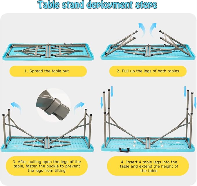 PKNYBZN 47'' Dog Grooming Table, Heavy Duty Pet Grooming Table for Dogs at Home Foldable Grooming Table/Adjustable Arm & Noose, Stainless Steel Professional Dog Show Blue